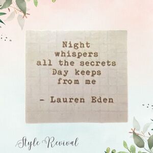 🎉 10/$10 Stickers - Inspiring Celebrity Quote Decals - Lauren Eden